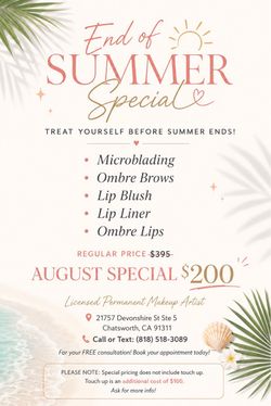 Summer sale! Tattoo machine and eyebrow & lip products