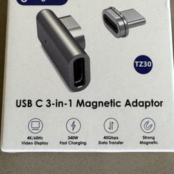 240W Magnetic USB C Male to USB C Female