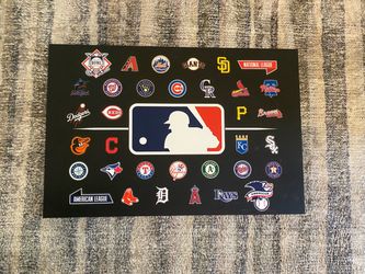 MLB canvas wall art