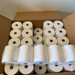 3" x w150' 1-Ply Bond Printer Paper Receipt Paper (50 Rolls)