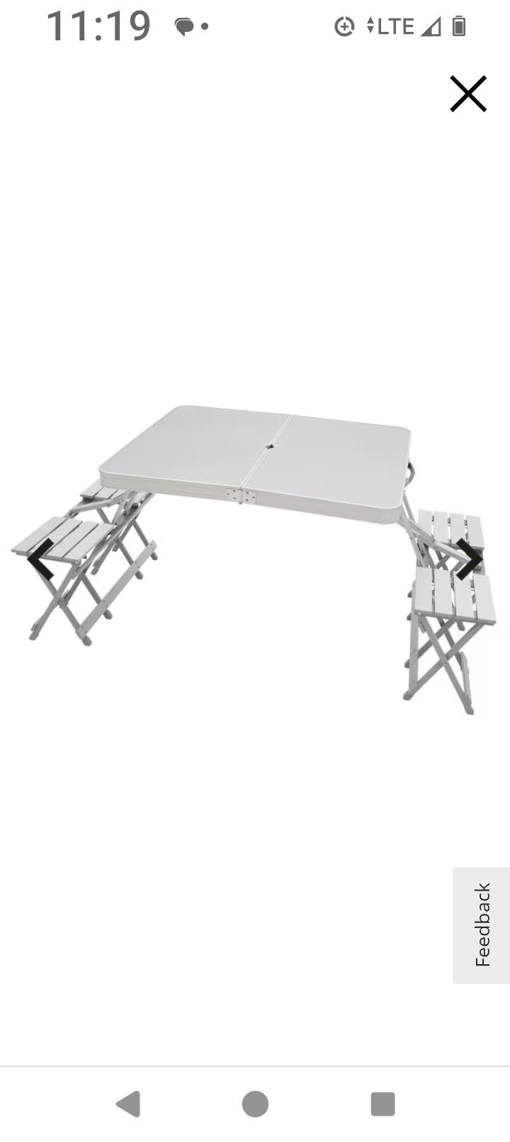 Cabela's Folding Aluminum Picnic Table