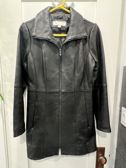 Anne Klein Women Leather Jacket Size small