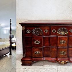 King Size Bed Frame And Dresser Bundle