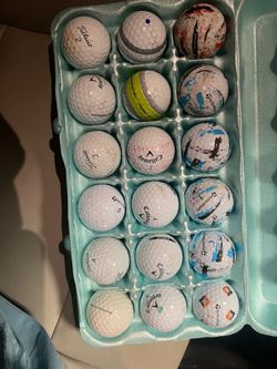 18 golf balls