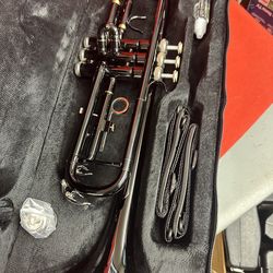 Nice Black Trumpet with New Mouthpiece and Valve Oil $180 Firm