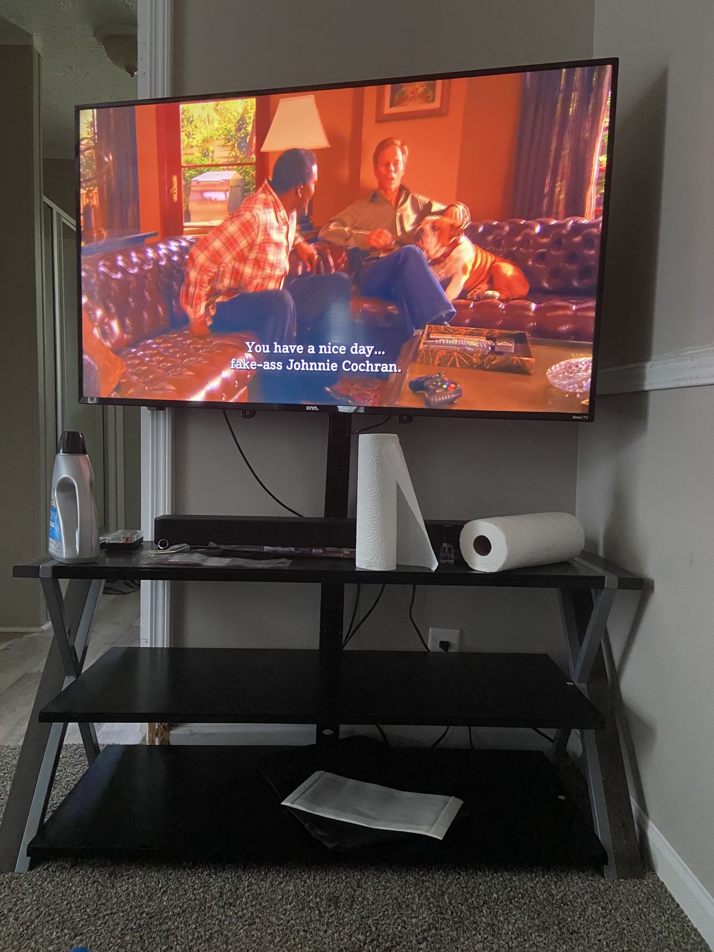 55in Roku Tv With Tv Stand