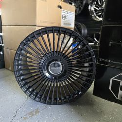 22” Wheels Gloss Black Will Fit Chevy Silverado GMC Sierra. Cadillac Escalade.