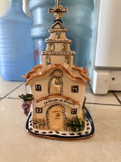 Ceramic Church Figurine