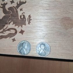 1943  Stell Whead Pennies 