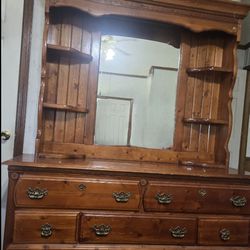 Big Nice Dresser With Mirror