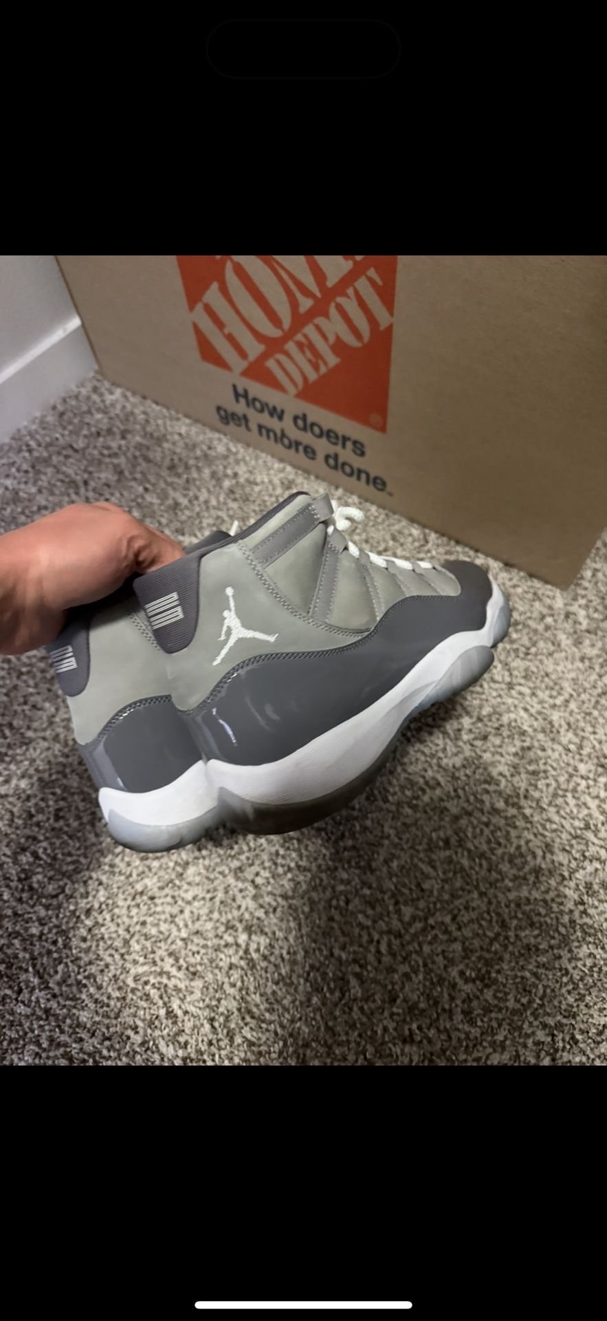 Cool grey Jordan 11s Size 11.5