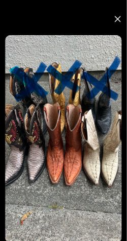 Size 28 used Mexican boots