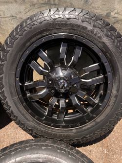 20”fuel wheels and tires Chevy or ford 6 lug