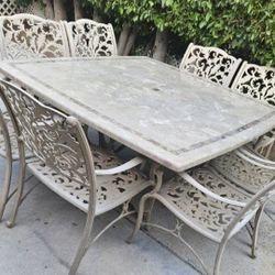 9Pc Patio Set /outdoor Dining Set/Outdoor Furniture/Cash Only 