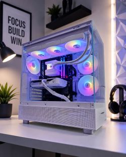RTX 5060 Ti White Gaming PC | Ryzen 7600X | 1TB M.2 980 Pro | 1440P Ready | Clean | Local Delivery