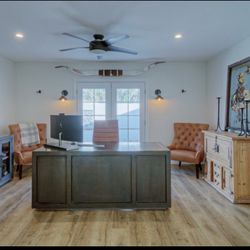 Restoration Hardware Metal Desk 