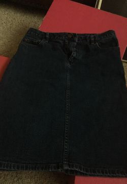 Denim skirt