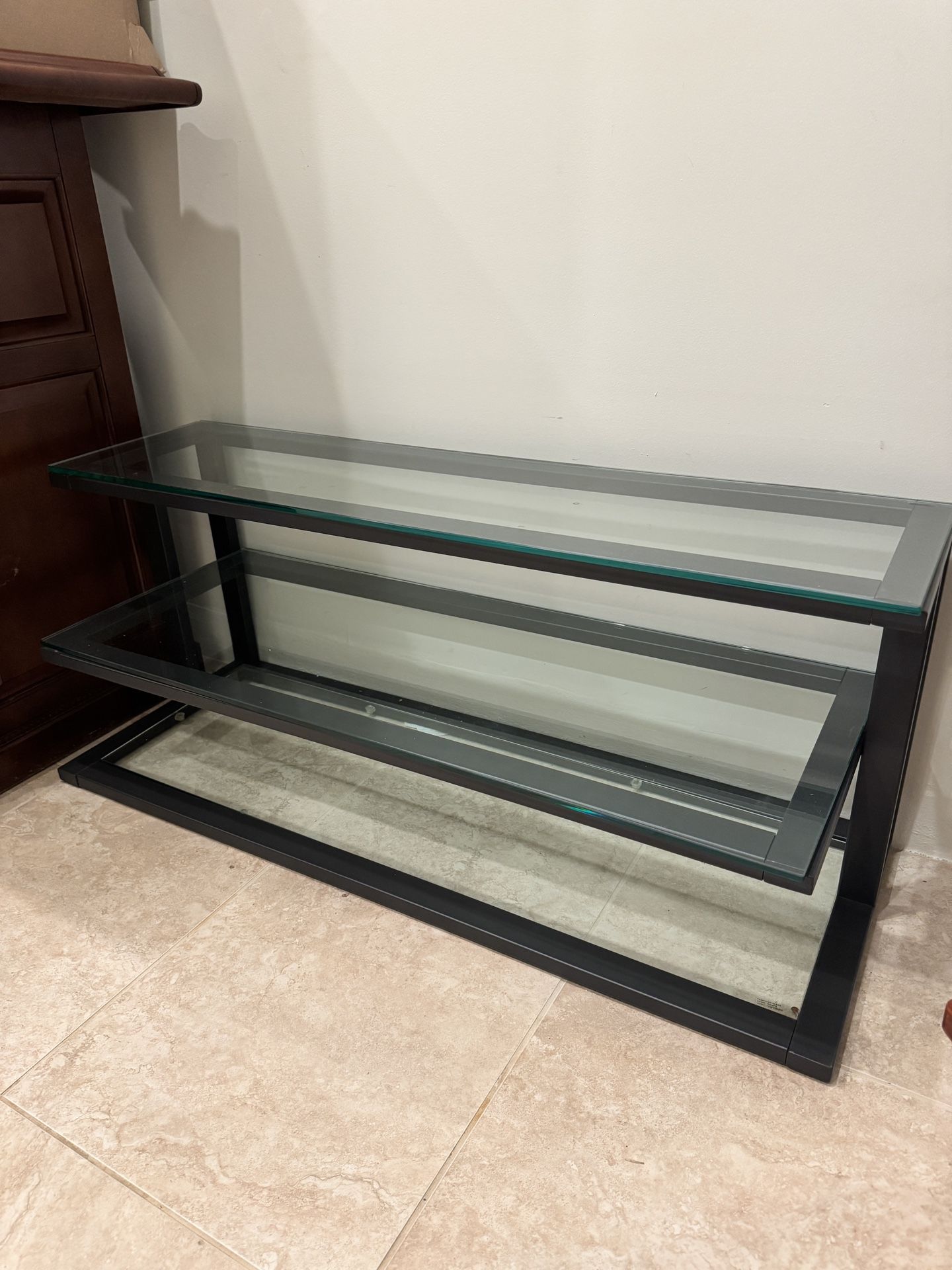 Glass TV Stand