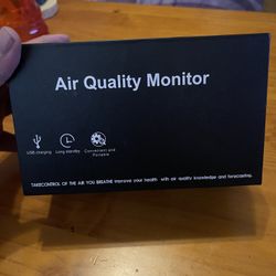 12-in-1 Air Quality Monitor Indoor, Portable Air Quality Monitor