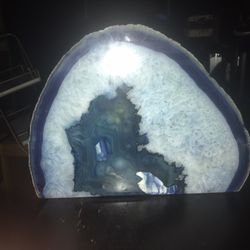 Blue Crystal/Agate Geode