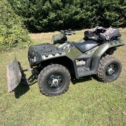 2010 Polaris ATV Sportsman 550 W/ Plow