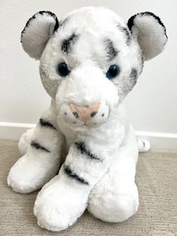 Christmas Gift For Kids - Giant 22” White Tiger Plush / Stuffed Animal 