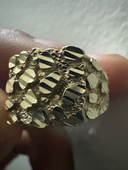 10K nugget Ring