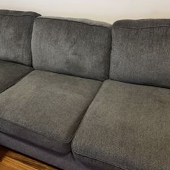 Large Grey Sectional Couch