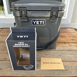 YETI Roadie 24 + Basket (New)