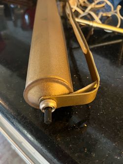 Vintage brass / gold picture light/art lamp