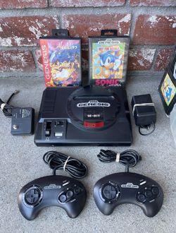 Sega genesis console 16 bit