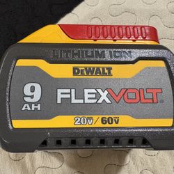 DEWALT  FLEXVOLT 20V/60V Max Lithium-Ion 9.0AH Battery 