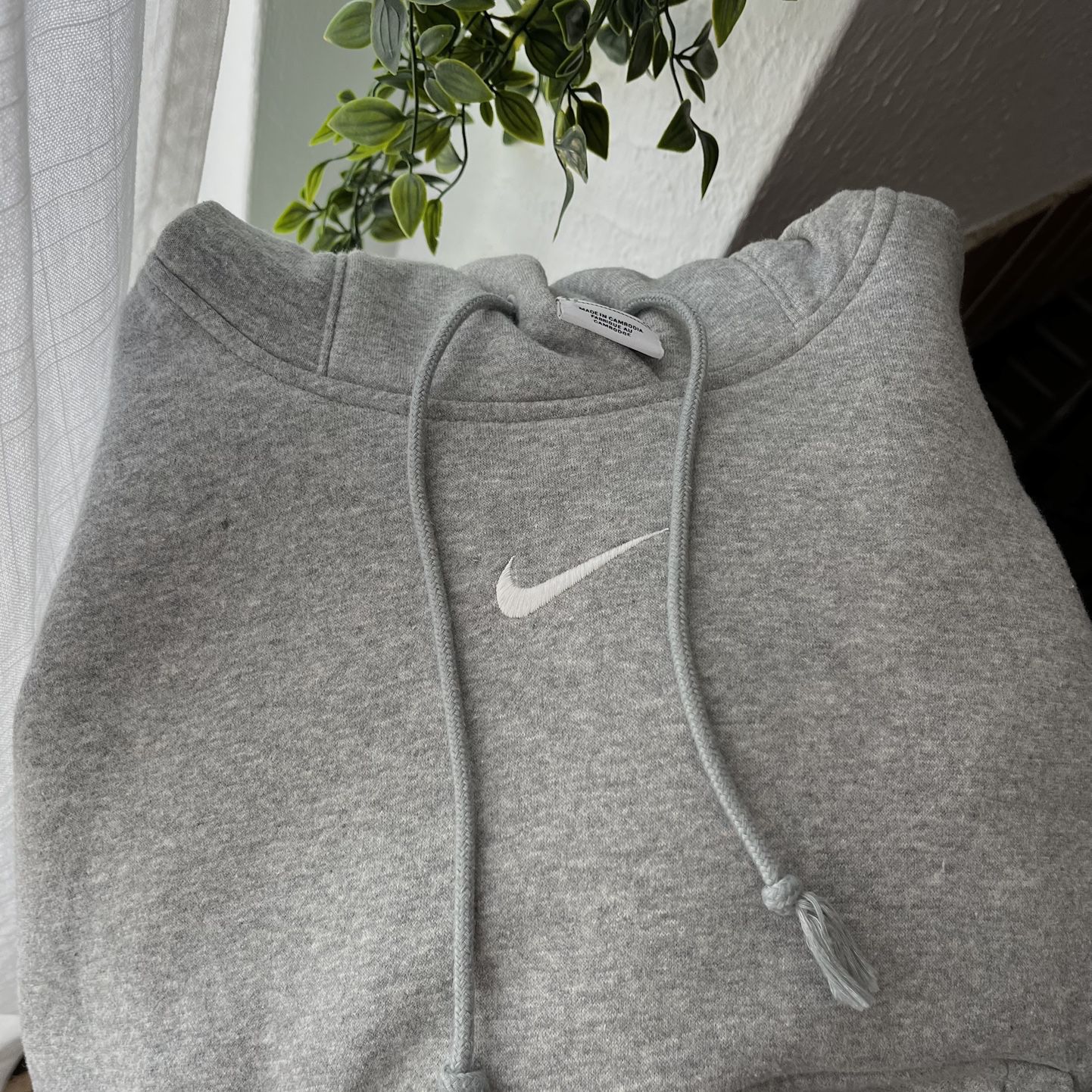 Grey Oversized Nike Hoodie