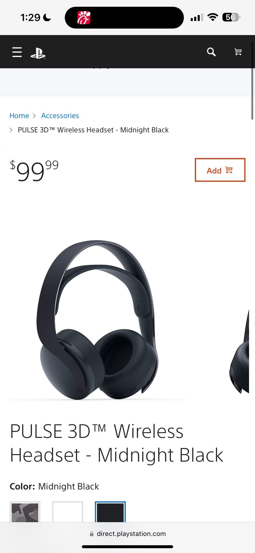 Sony Pulse 3D Ps5 Head Set