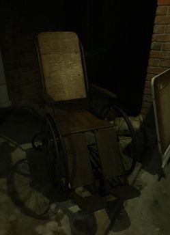 Antique wheel chair