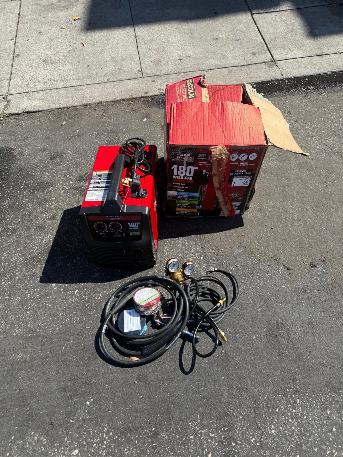 Weld-Pak 180 Amp MIG Flux-Core Wire Feed Welder, 230V, Aluminum Welder with Spool Gun sold separately 1.3k