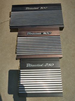 Directed audio amplifiers