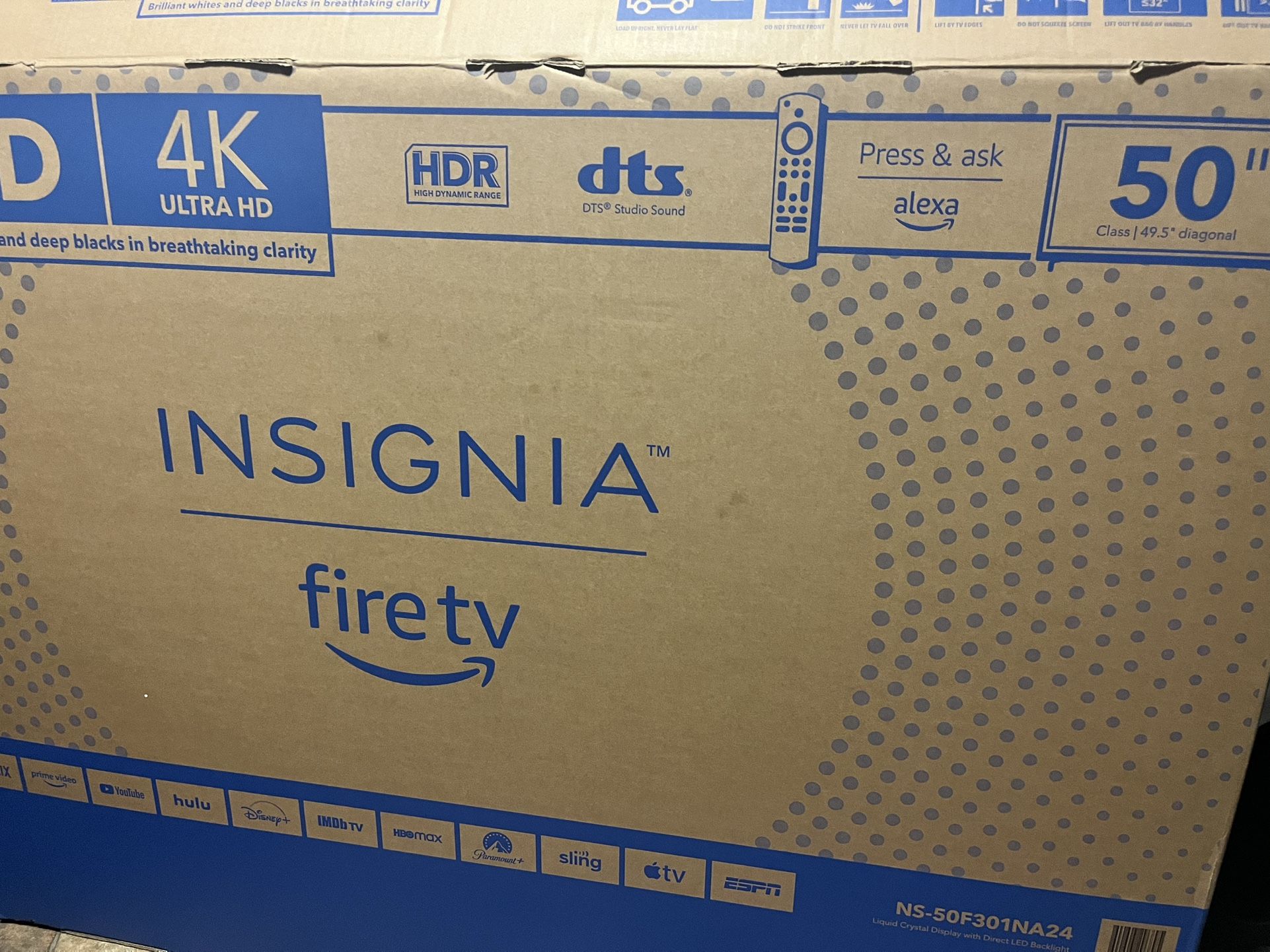 Brand New Insignia 50 Inch Tv