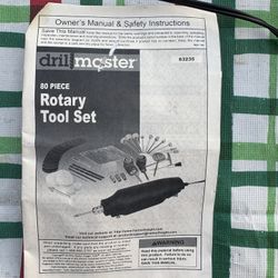 Drill Master Rotary Tool Set 