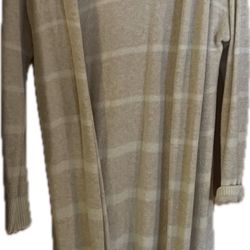 Full Length Cream Cardigan By London Kaye