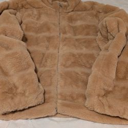 Faux Fur Woman's Jacket Size 2X