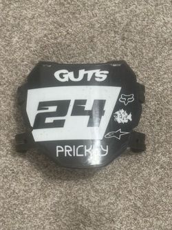 ODI plate with decal