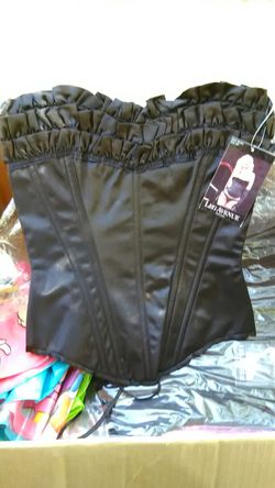 Black Raffle Corset S