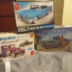 1 Revell ,2 ,amt  Model Car  Kits