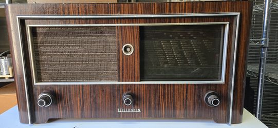 Vintage 1930s Telefunken 876 GWK Tube Radio - For Parts/Repair