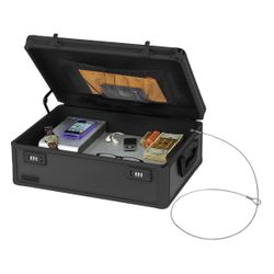 Vaultz Locking Storage Chest with Security Tether - Brand New! 🔒💼