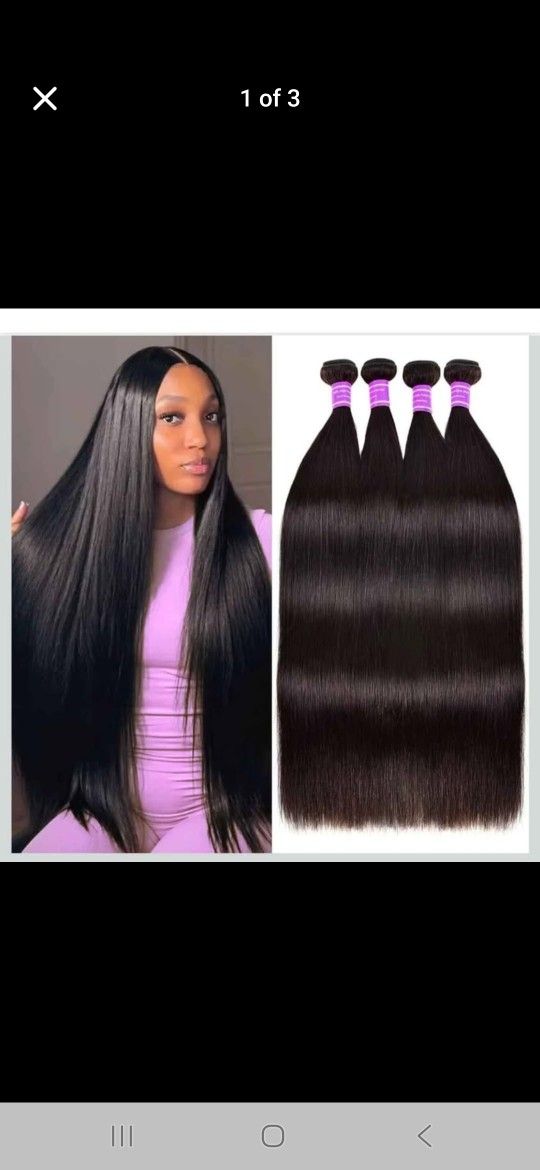 Straight Bundles Human Hair 