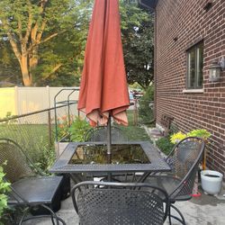 6 Piece Cast Iron Patio Set 