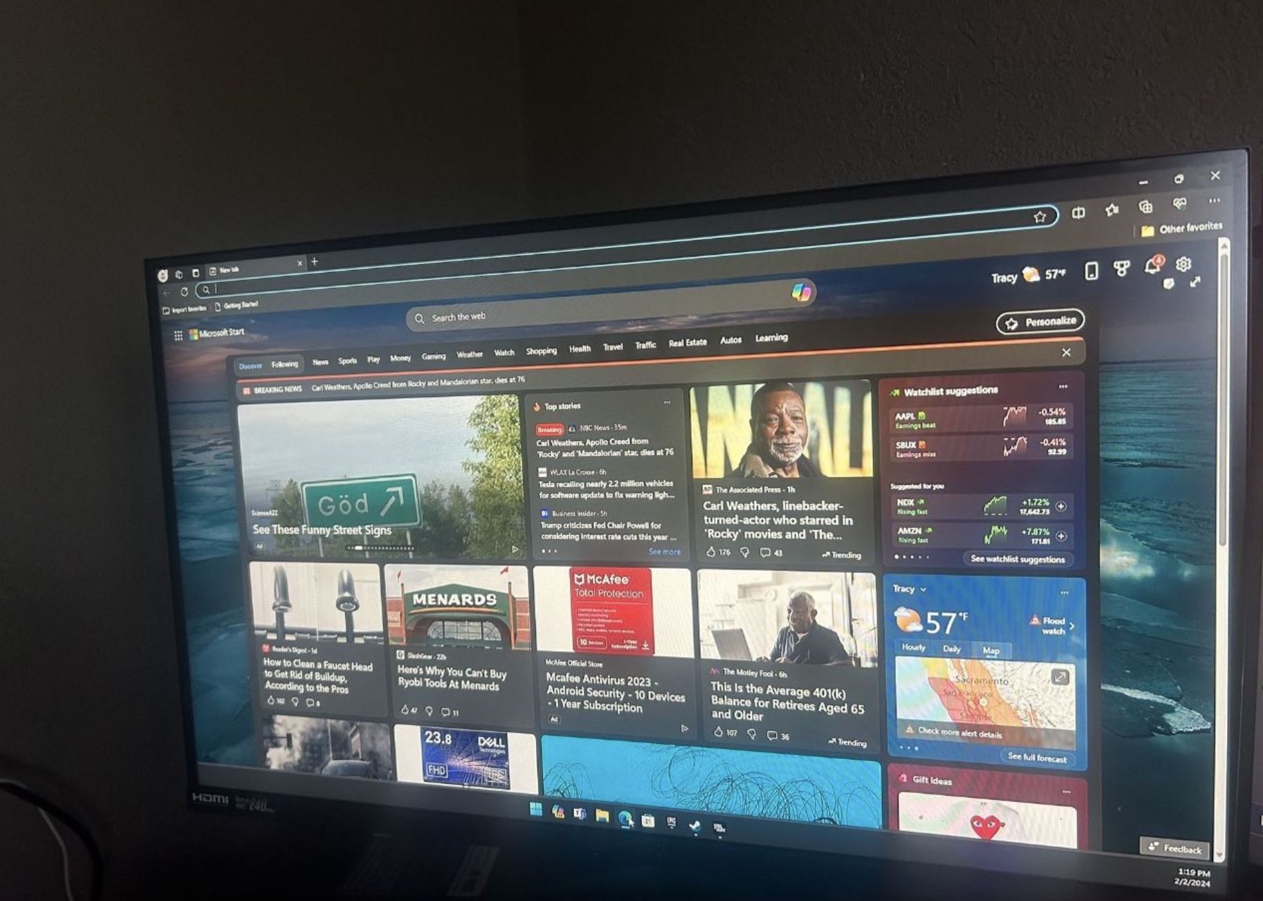 240 Hertz Sceptre Monitor 27 Inch