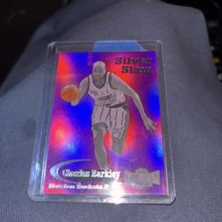 Charles Barkley Metal Universe Silver Slam 1998 Basketball Card